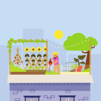 finspoLearn_illo_rectangle_rentalYield@3x Farmer enjoying the yield from their crop